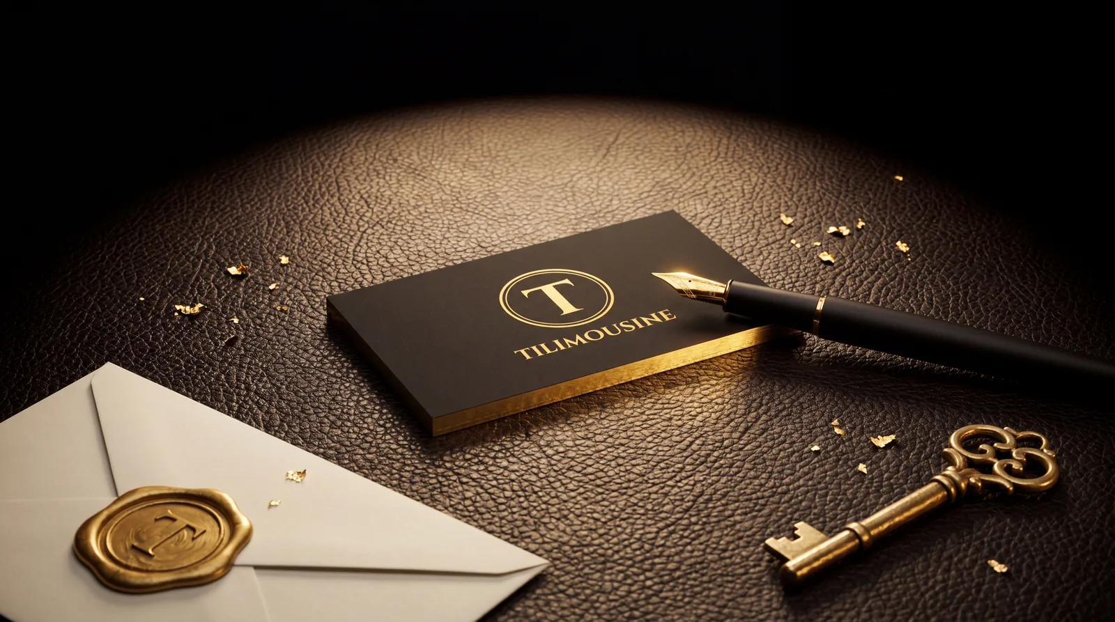 TiLimousine flat-rate pricing on luxury stationery — Boston private chauffeur service